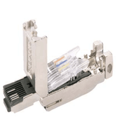 Siemens 6GK1901-1BB10-2AB0 Industrial Ethernet FastConnect RJ45 plug with rugged metal enclosure and FC connection system